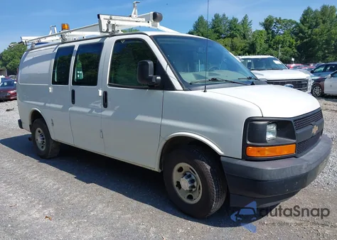 2017 Chevrolet Express 2500 Work Van from USA, damaged, VIN 1GCWGAFF9H1268851
